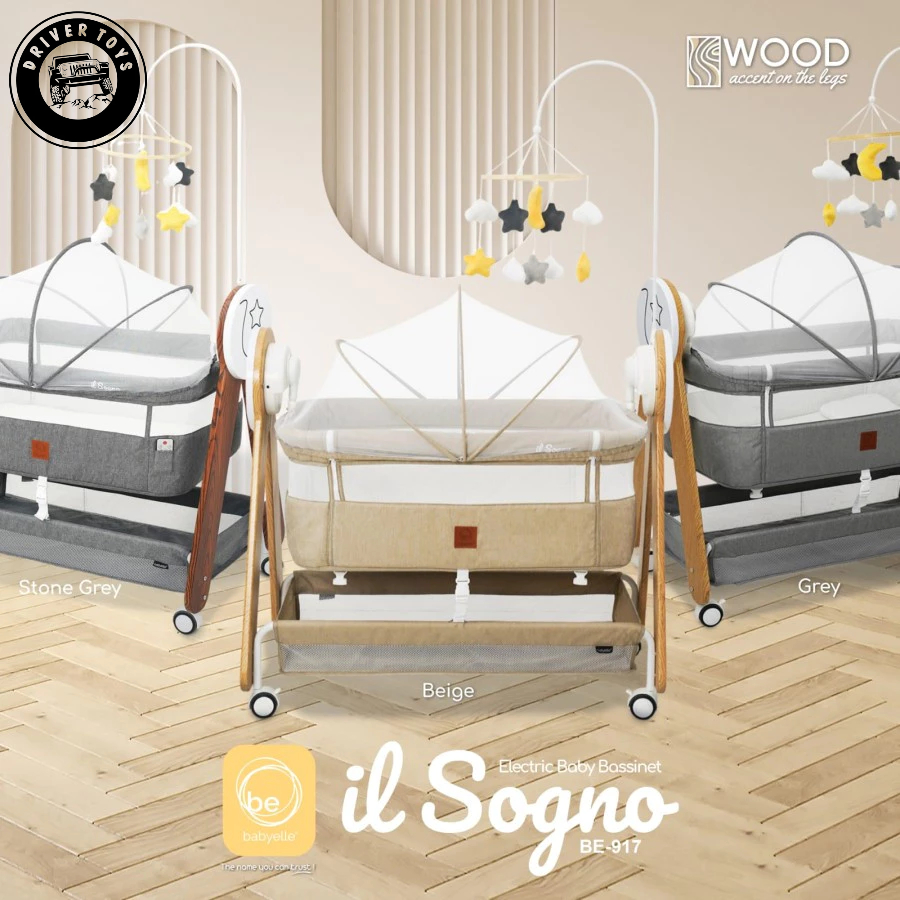BOX BAYI BABYELLE 3 IN 1 DELUXE WOODEN BABY BED 917 iL SOGNO