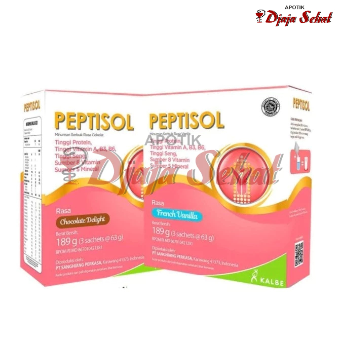 PEPTISOL SUSU TINGGI PROTEIN 180 GR (3 SACHET @60GR)