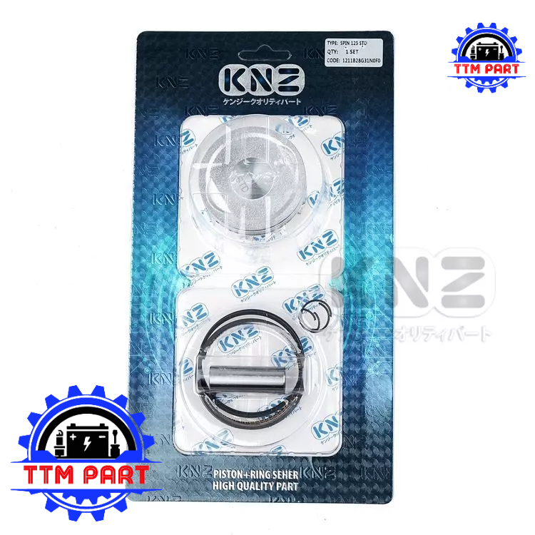 PISTON + RING SEHER KIT SUZUKI SPIN 125 KNZ