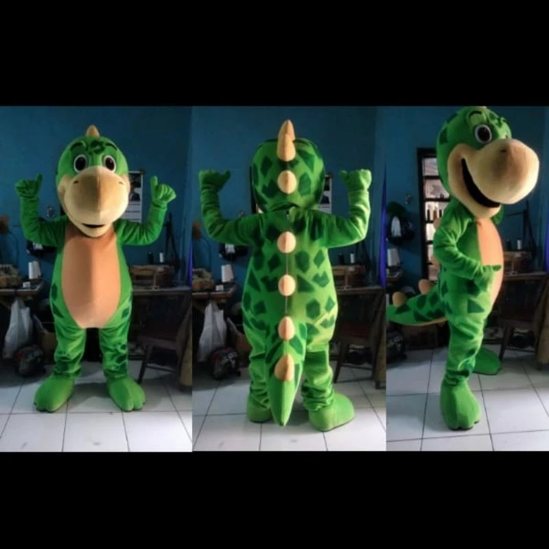 kostum badut maskot dino