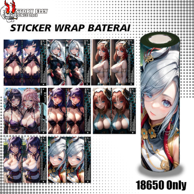 

STORYELLY - Pelindung Baterai 18650 - Genshin Impact