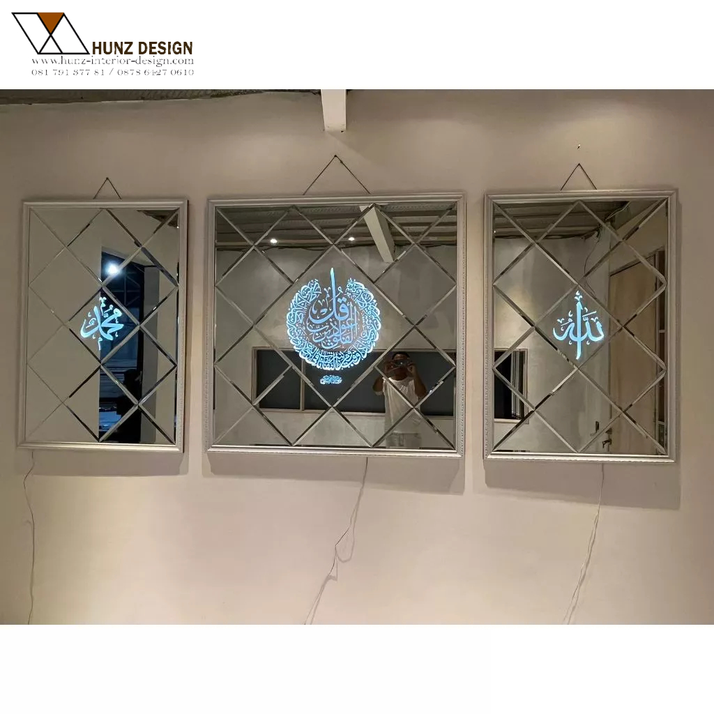 CERMIN BEVEL KALIGRAFI/CERMIN BEVEL/CERMIN BEVEL DINDING