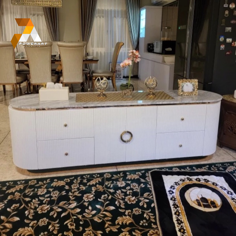 MEJA PAJANGAN MARMER MODERN PREMIUM CUSTOM