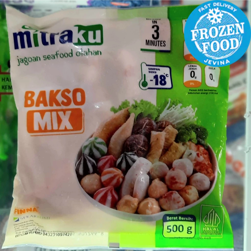 

Mitraku Bakso Ikan Mix 500g