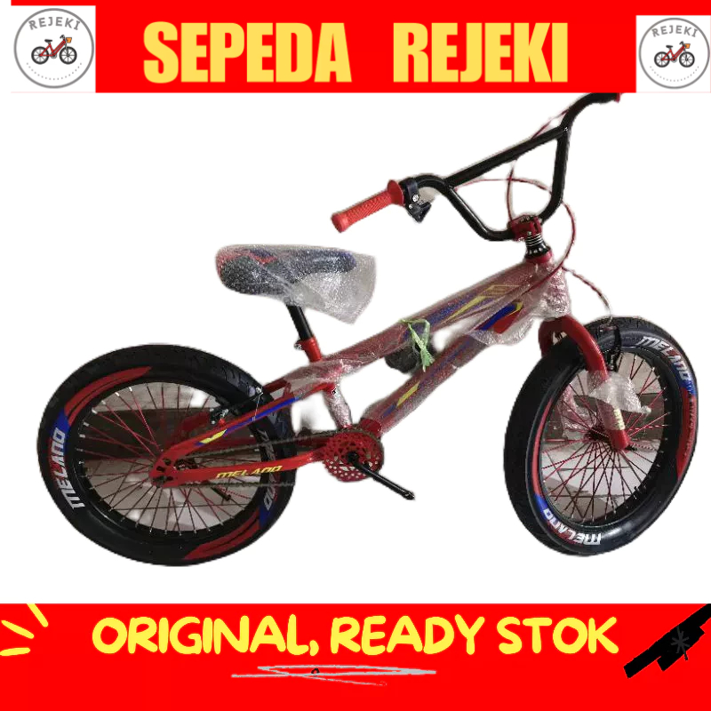 SEPEDA BMX 20 MELANO Ban 3.0 KOM SETIR OVERSIZE FRAME TEBAL