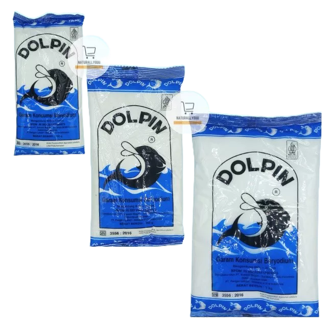 

(SMM) Garam Dolphin 250gram Garam Halus Beryodium