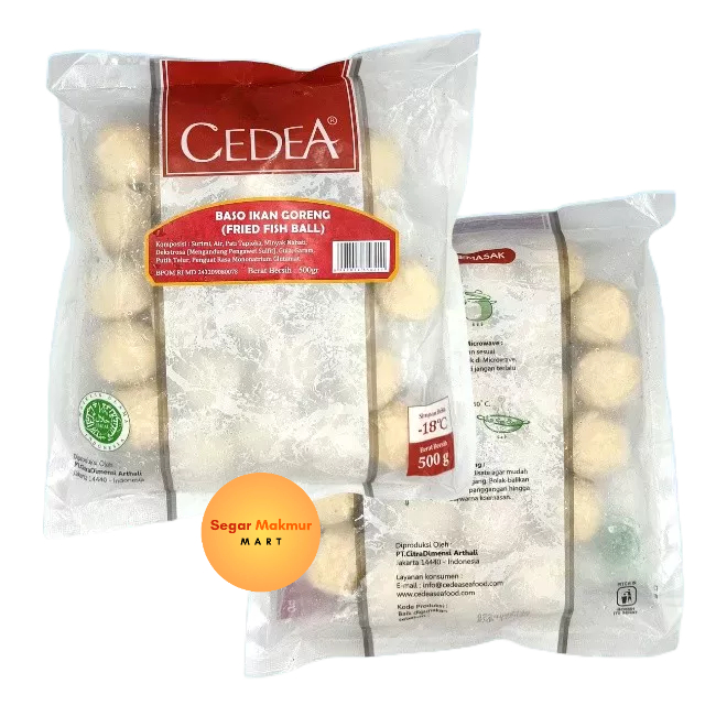 

(SMM) Cedea Fried Fish Ball Bakso Ikan Goreng 500gram