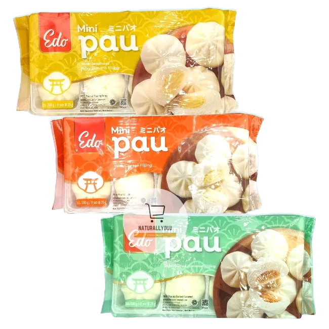 (SMM) Edo Mini Pau Japanese Edition 200GR Banana-Salted Caramel-Cheese