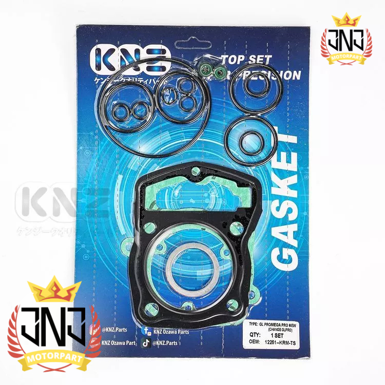 GASKET TOP SET HONDA GL PRO / MEGA PRO MEGAPRO NEW PRIMUS PACKING TOPSET PAKING KNZ [JNJ]