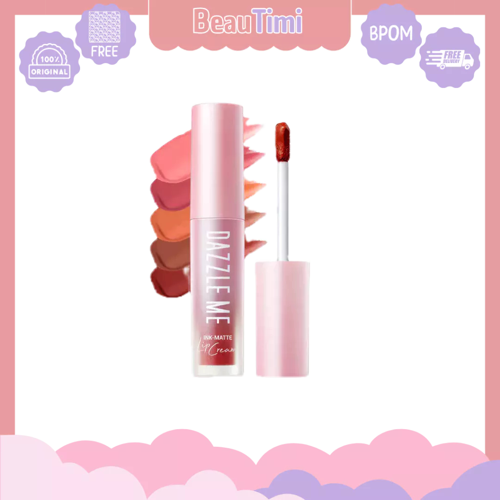 beautimi - DAZZLE ME Ink Matte Lip Cream 2.5 ml - Liptint Comfy Matte Finish Long-Lasting 4x Natural