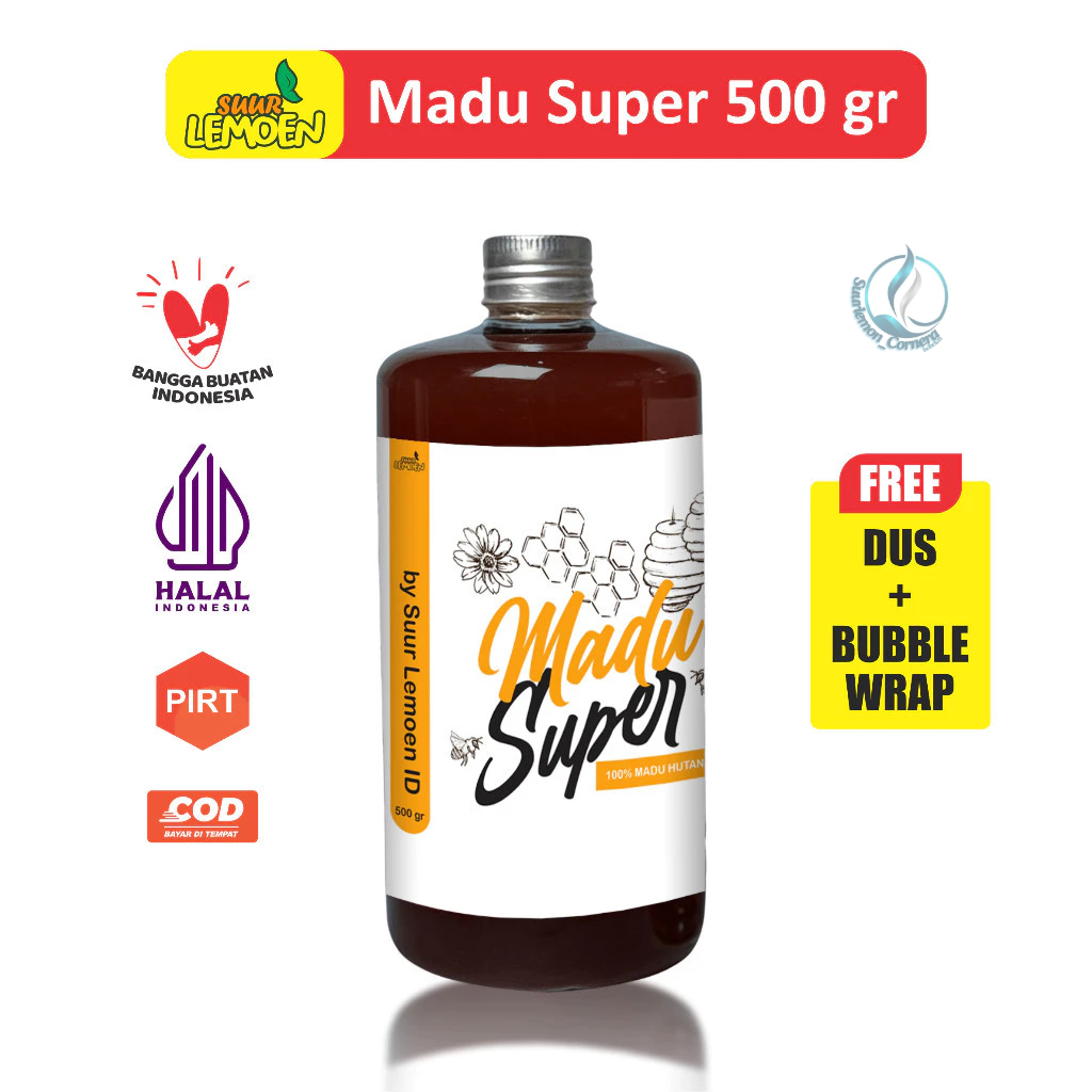 

Suur Lemoen - Madu Hutan Asli Original 700gr - Madu Hutan Super Asli 100% Tanpa Campuran - _cornera