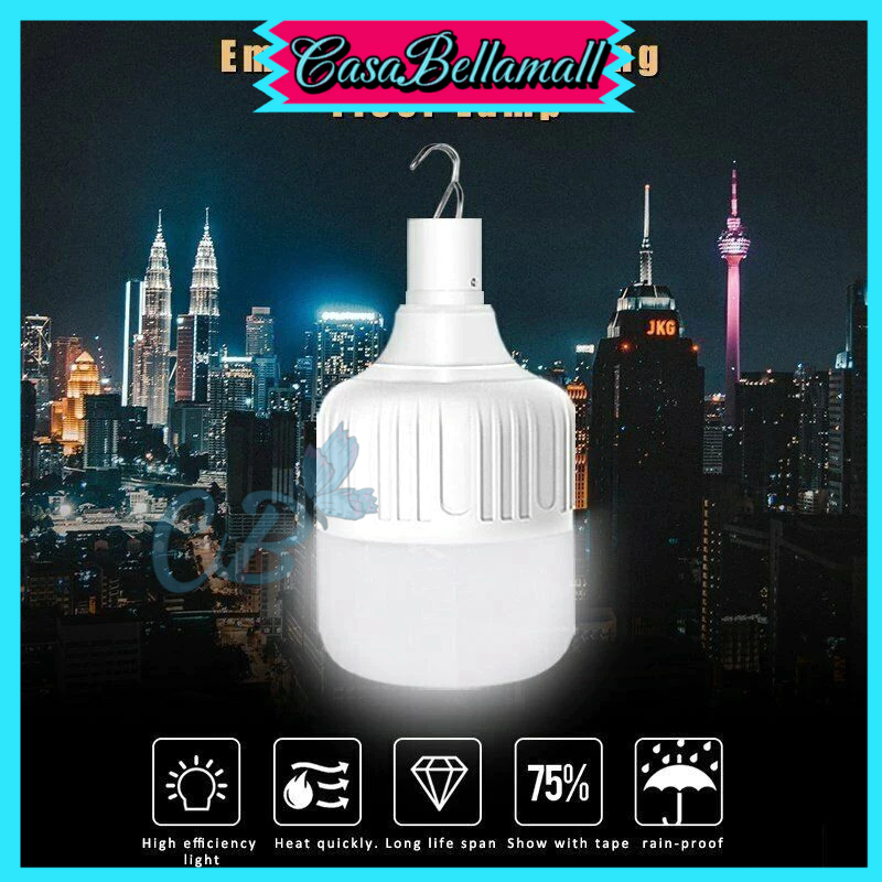 ✌Termurah-COD✌Emergency Darurat LED Lampu/bola lampu darurat/Lampu Camping Outdoor USB/Lampu led