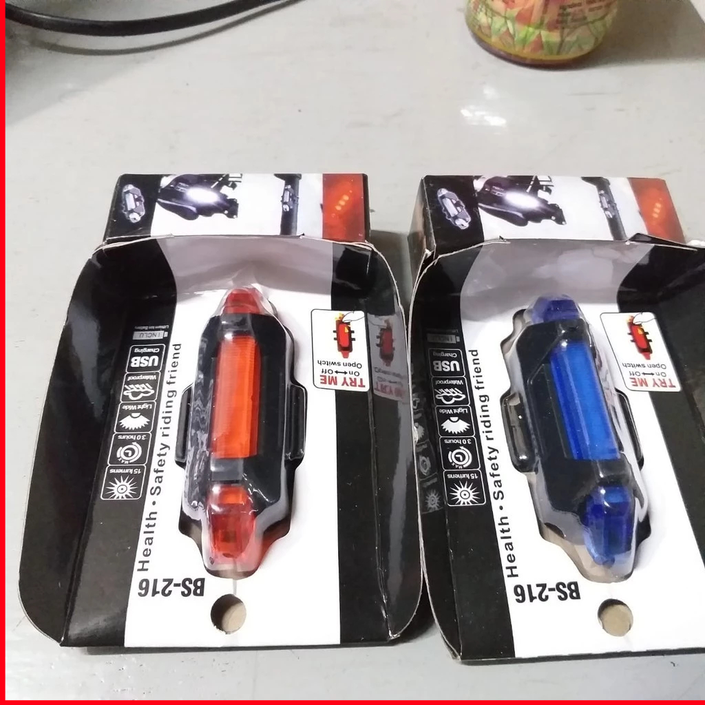 Lampu Rem Sepeda Led Charger - Lampu Rem Sepeda Gunung