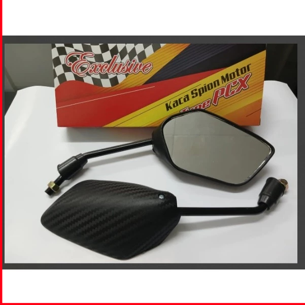 Spion PCX Motif Carbon Kaca Spion Model Pcx Kecil