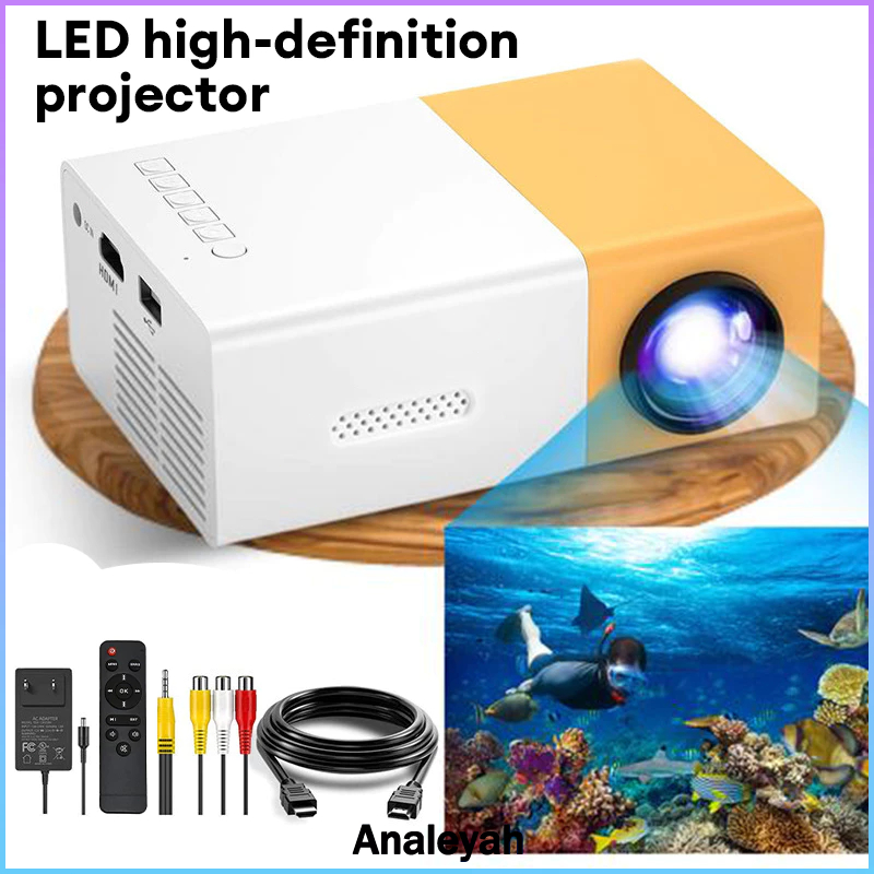 Proyektor mini HD 1080P Portable Led mini Proyektor hp mini Home Theater Mini Proyektor YG300-ALY