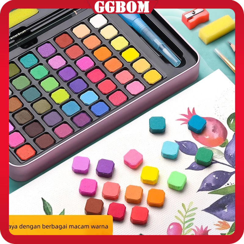 

Cat Air Watercolor Set 24 Warna Water Color Cat Air Lukis Set Sudah Termasuk Kuas dan Kertas Gambar