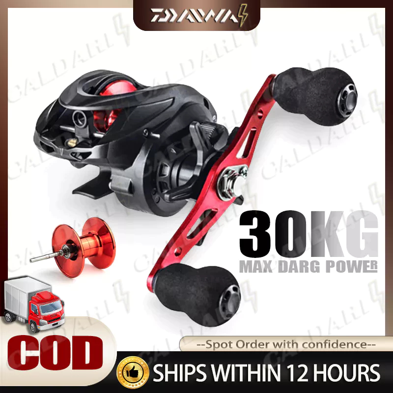 CALDARI Fishing Reel Casting Bc 7.2:1 High Speed 13BB 10KG Max Drag Reel Baitcasting Fishing Malaysi