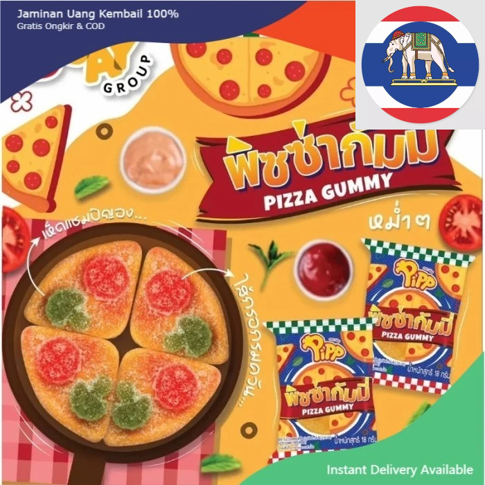 

original PIPP Pizza Gummy thailand 18 g(1 pics) snack