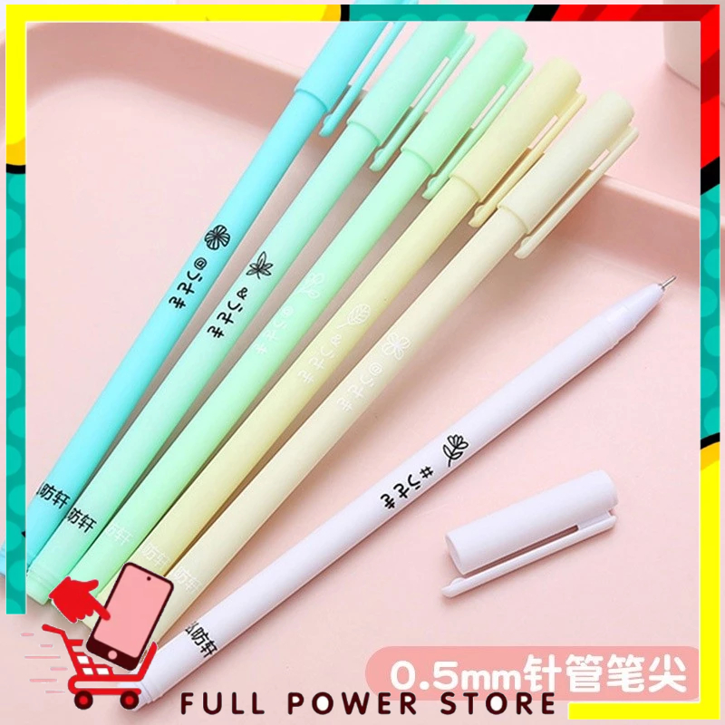 

FPS 1 Set 6Pcs Pena Gel 0.5mm Warna Pastel Pen Gel Aesthetic Pulpen Gel 6 IN 1 Warna Gradasi Pena Gel Set Morandi Color Bolpoint Tinta Gel Cair 6 Pcs Journaling Pen Alat Tulis Kantor Sekolah Lucu