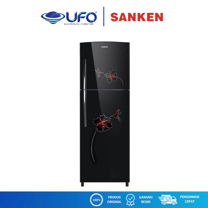 Sanken Kulkas 2 Pintu 260 Liter SKG266AHBK