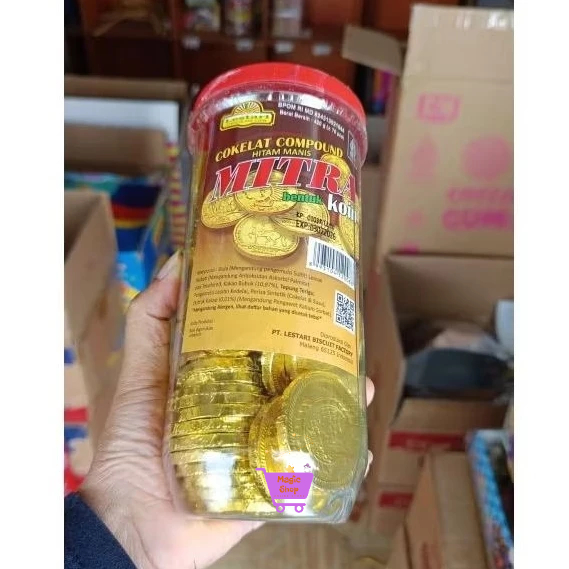 

PERMEN COKELAT KOIN ISI 70 PCS / COKLAT COIN