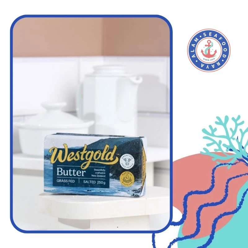 

Westgold Grass Fed Butter Salted Halal 250gr