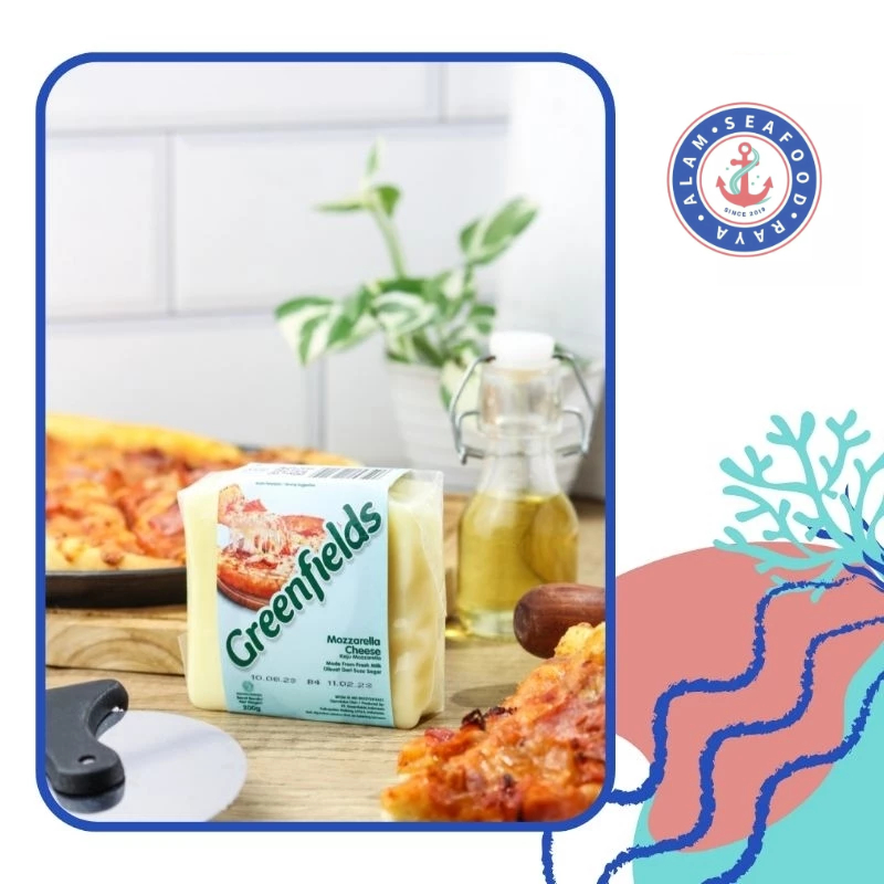 

Greenfields Keju Mozarella 200gr/Mozarella Cheese Greenfields
