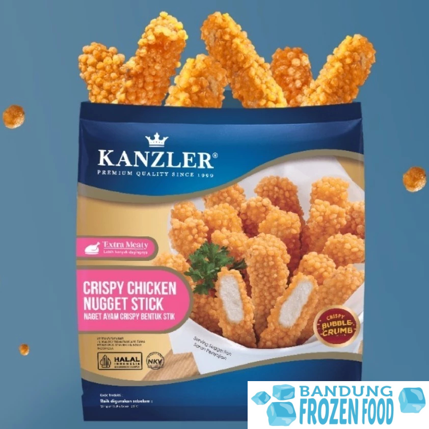 

KANZLER CRISPY CHICKEN NUGGET STICK 450gr / NAGET AYAM STIK