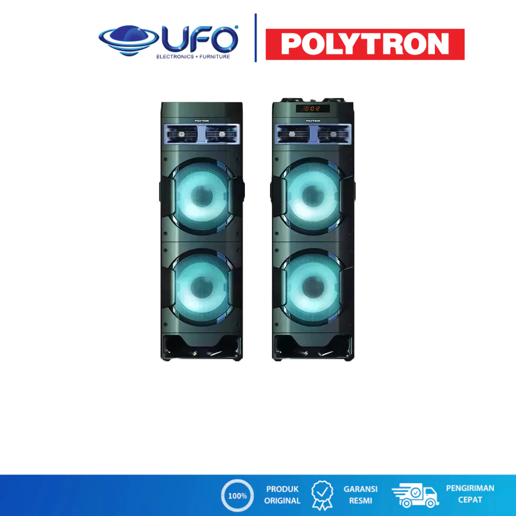 Speaker POLYTRON Bluetooth Speaker Aktif Karaoke 10 Inch PAS10DF22
