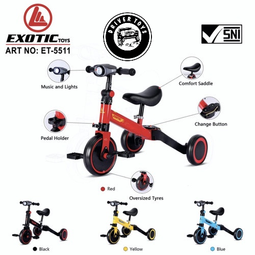 BALANCE BIKE EXOTIC MIX ET-5511