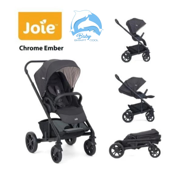 STROLLER ANAK JOIE CHROME SHALE PEBBLE