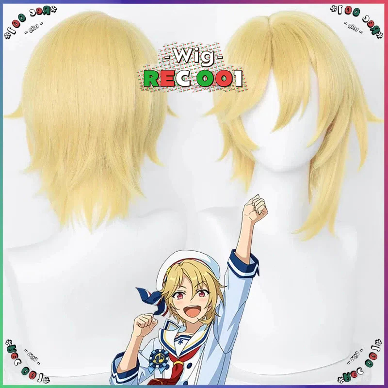 M Wig Nazuna Nito Cosplay Ensemble Stars Orang Dewasa/Anak-Anak Dapat Menggunakannya