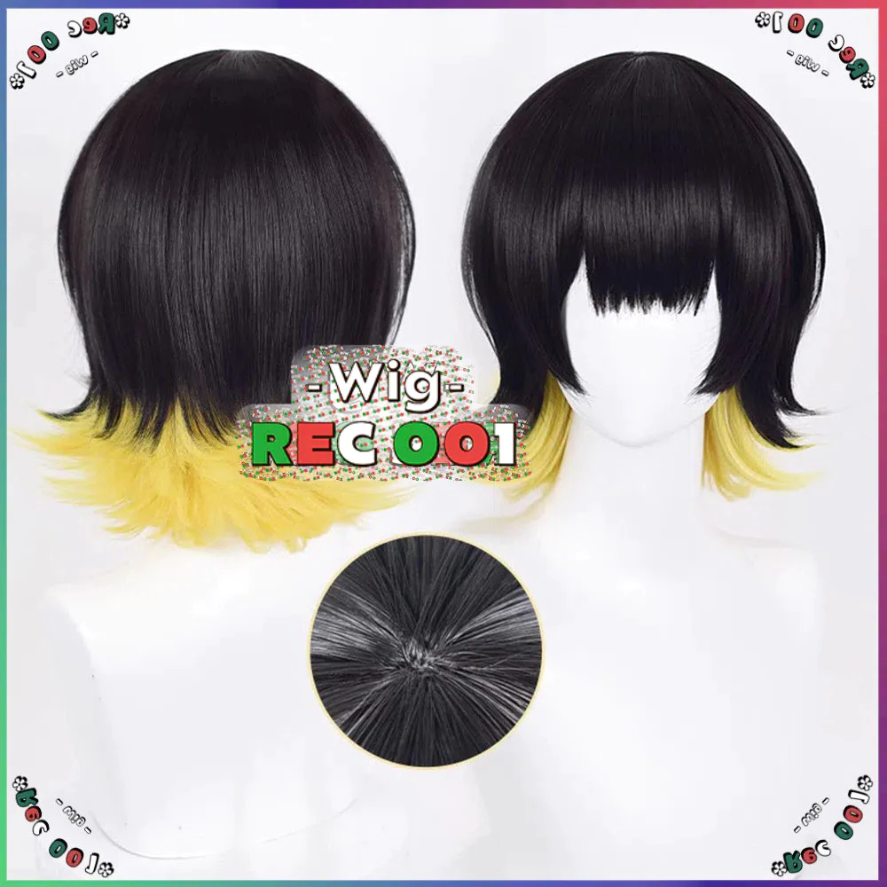 【M】 Wig Bachira Meguru Cosplay Bachira Wig Blue Lock Orang Dewasa/Anak-Anak Dapat Menggunakannya