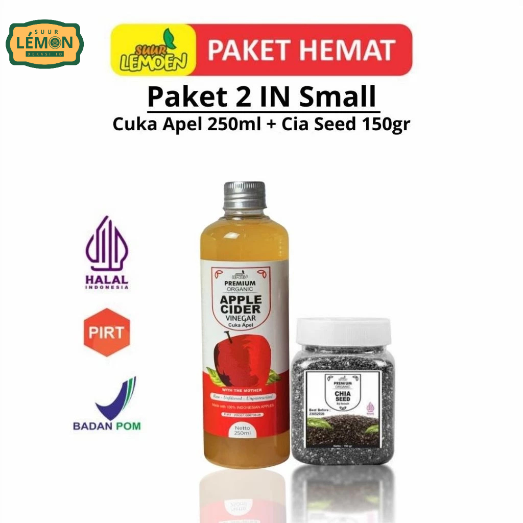 

Paket Best Seller Paket Diet Sehat 2in1 - Cuka Apel 250ml, dan Chia Seed 150gr By Suur Lemoen ID