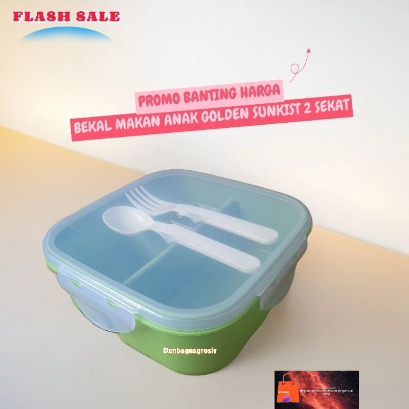 Hot item Golden sunkist Tempat makan anak murah/tempat makan anak tk