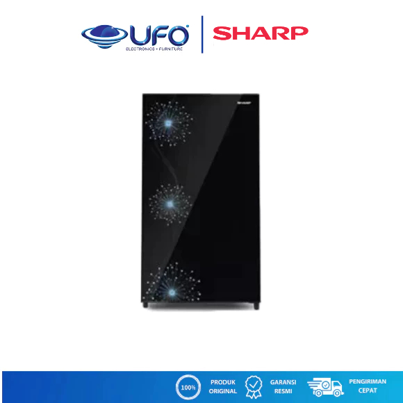 Sharp Kulkas 1 Pintu 133 Liter SJX167MG DP/DB