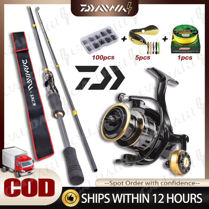 2025 New Joran Pancing Set reel pancing daiwa original jepang daiwa 1.8m 2.1m Pancing Set 1000-5000 