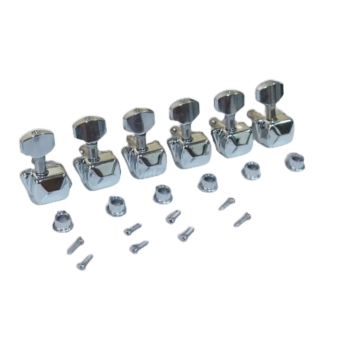 Dryer Gitar  Tuning Machine head R6 sejajar Kaleng model yamaha - Hitam