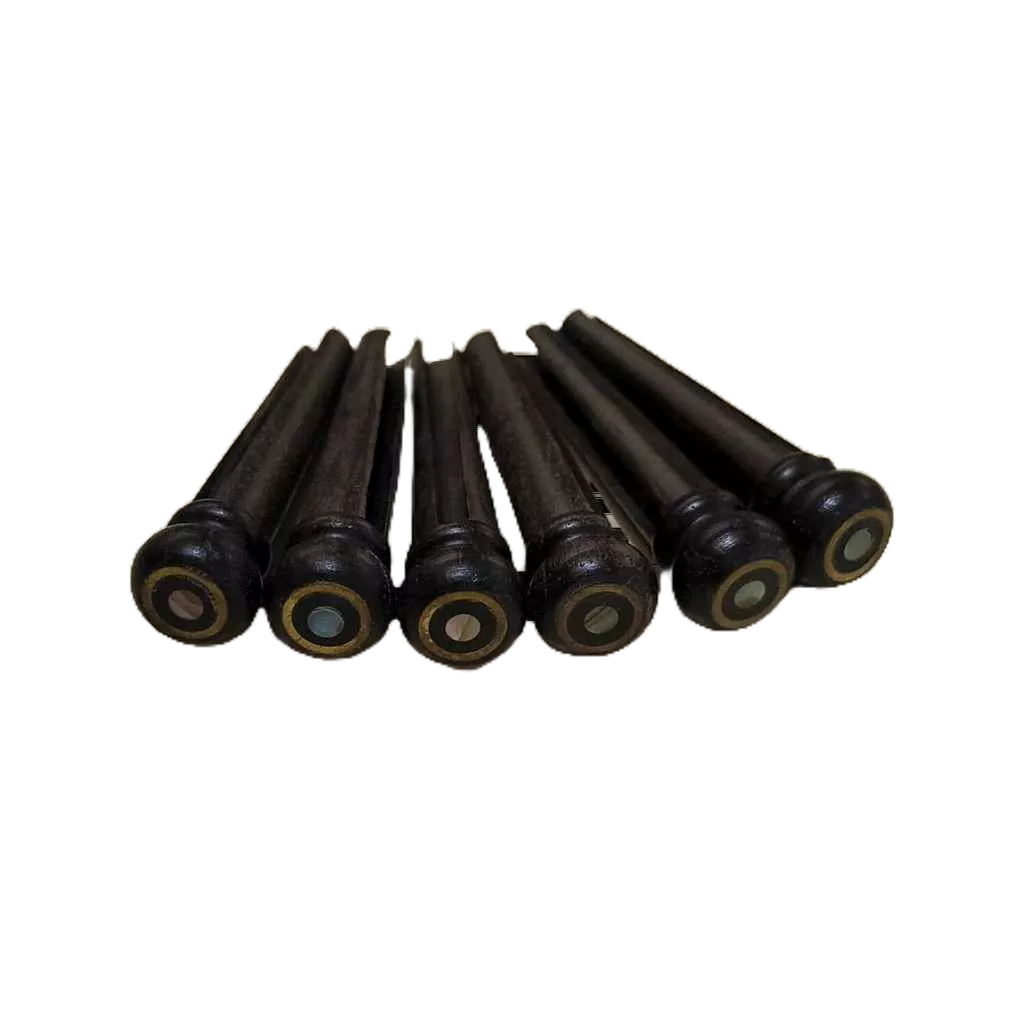Pin Bridge Gitar Akustik Ebony Dot Abalone / Pin Bridge Ebony