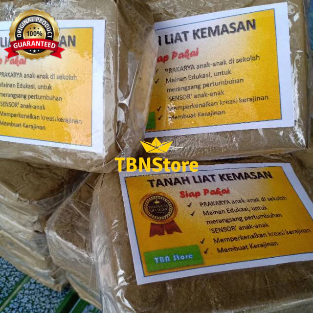 Tanah Liat Untuk Prakarya 500 Gram Siap Pakai Kualitas Premium
