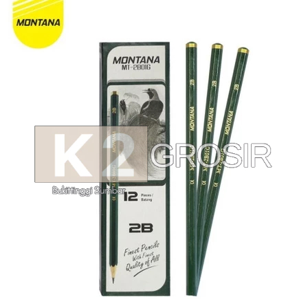 

Pensil 2B Montana MT-2801G ( 1 Lusin )