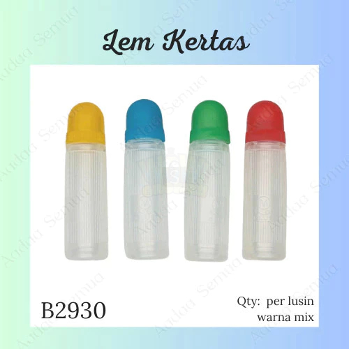 

Grosir 1 Dus isi 480 pcs LEM KERTAS CAIR 30 ML KECIL LIQUID GLUE
