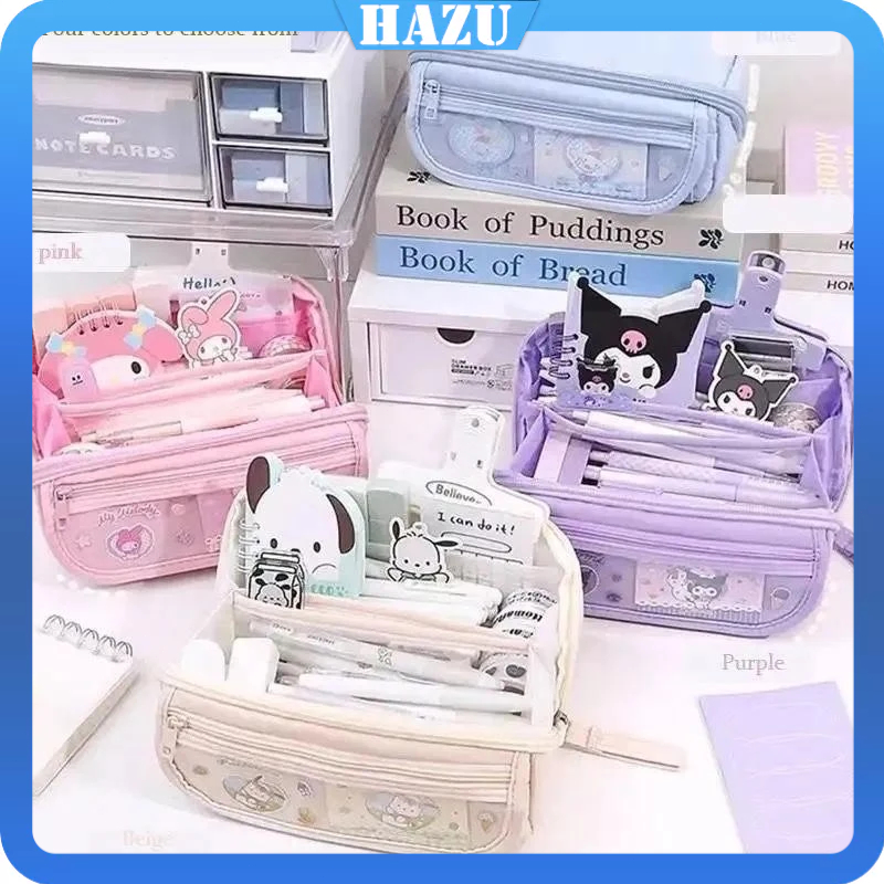 

Tempat Pensil Sanrio Tempat Kotak Berkapasitas Besar Anime Melody Kuromi Cinnamoroll Penyimpanan Alat Tulis Siswa Perlengkapan Sekolah