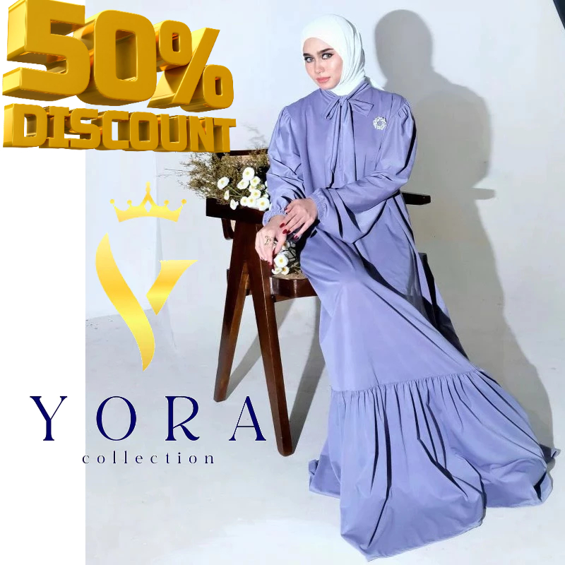 YORA - LESTI GAMIS MUSLIM DRESS MUSLIM MAXY PAKAIAN MUSLIM WANITA