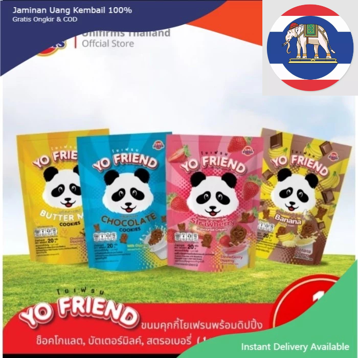 

original (halal)Yo Friend Buttermilk Cookies 20 gram orginal Thailand snack snack