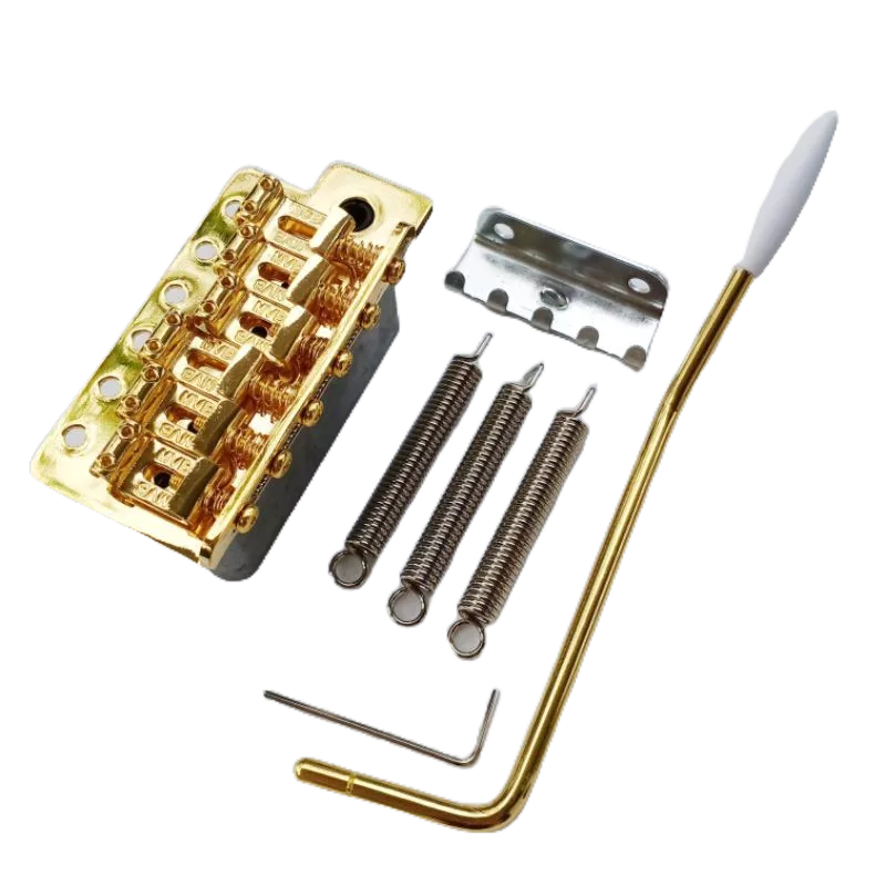 Tremolo Stratocaster Guitar MVB Big Block Set Gold / Tremolo Gitar Elektrik Stratocaster MVB Block T