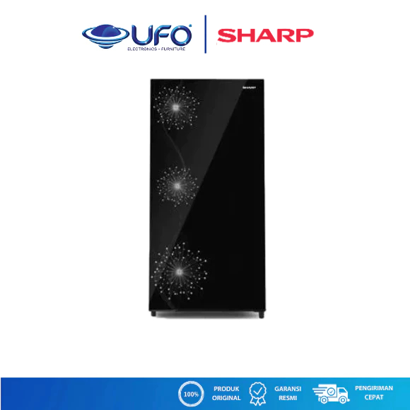 Sharp Kulkas 1 Pintu Kapasitas 185 Liter SJX197WDW