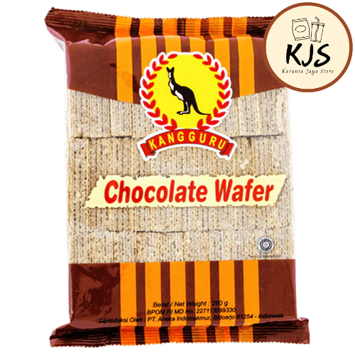 

KANGGURU WAFER CHOCOLATE, STRAWBERRY 280gr (HARGA PER PCS)