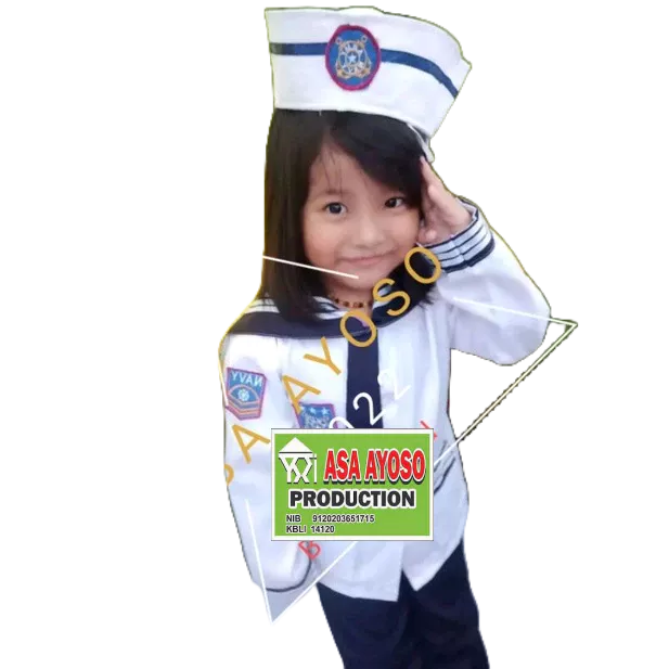 CEWEK-COWOK SAMA - GROSIRAN  Merk ASA AYOSO--BAJU Seragam KARNAVAL profesi/karnaval Pelaut (Baju pop