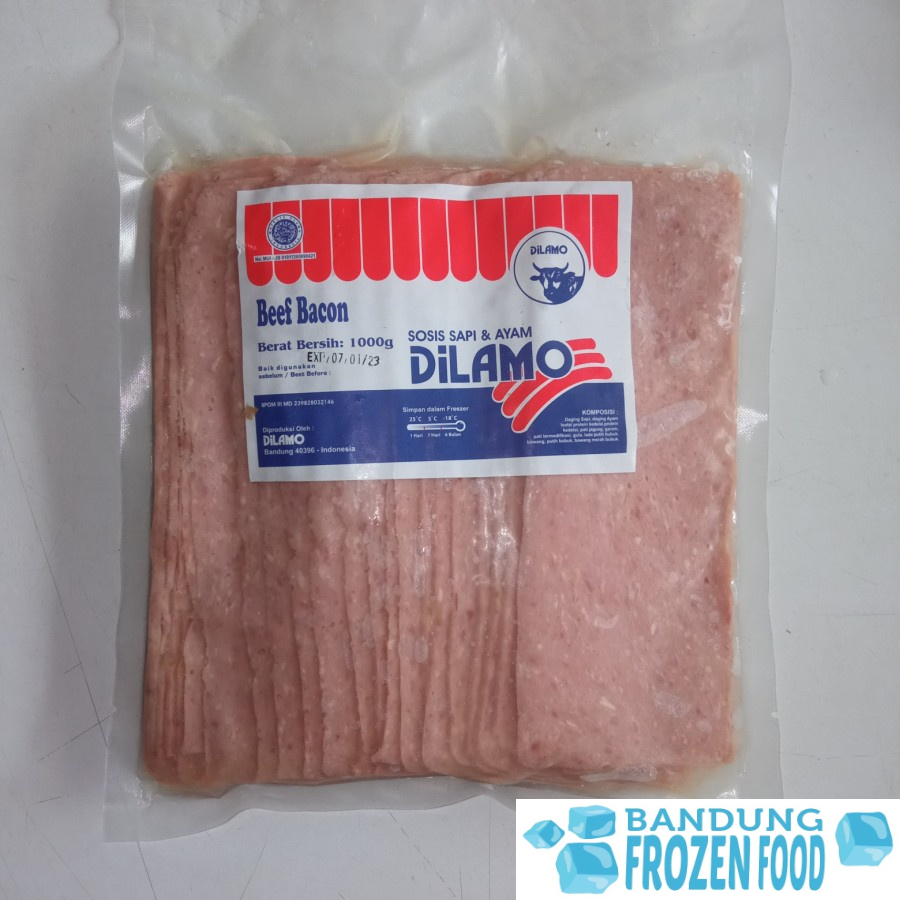 DILAMO BEEF BACON 1KG